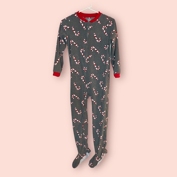 Carter's Other - Carter’s Boys Candy Cane Onesie Pajamas